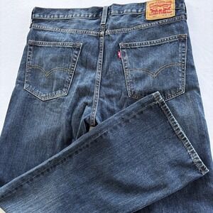 Levi's 527 Bootcut Jeans Mens 36x34 Medium Wash Stretch Denim